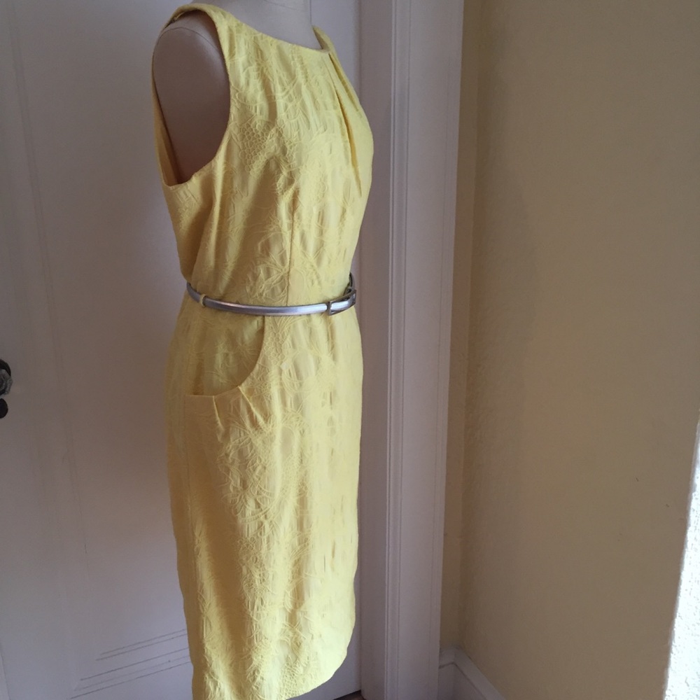 Yellow Damask Dress
